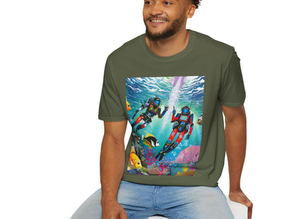 FBI Robot Dive Team Softstyle T-Shirt