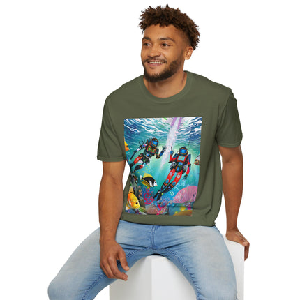 FBI Robot Dive Team Softstyle T-Shirt