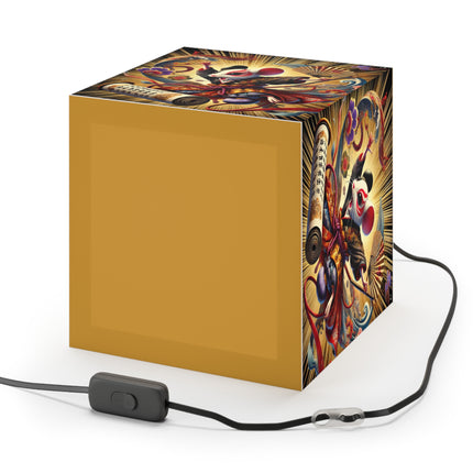Theatrical Mouse on a Mission Light Cube Lamp