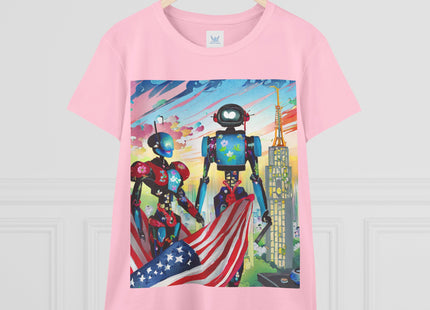 High Fashion Cyberpunk CIA Robots Cotton Tee
