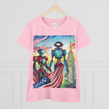 High Fashion Cyberpunk CIA Robots Cotton Tee