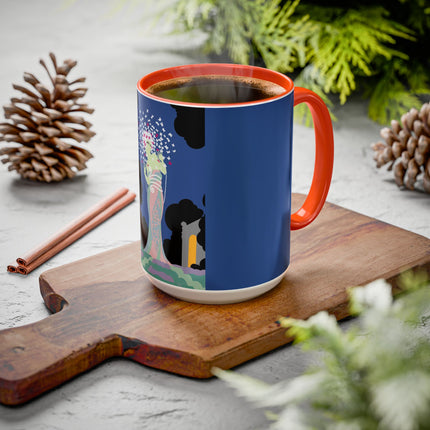Butterfly Enchantress Colorful Mugs – Ethereal Art Deco Magic & Transformation