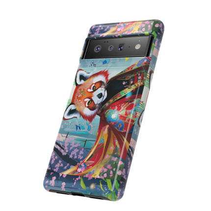 Cybernetic Red Panda Phone Cases