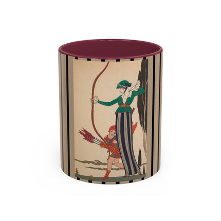 L'Arc Rouge by George Barbier Colorful Mugs (11oz, 15oz)