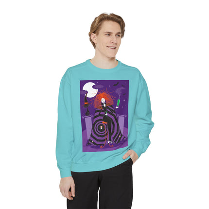 Mystic Elegance Unisex Garment-Dyed Sweatshirt