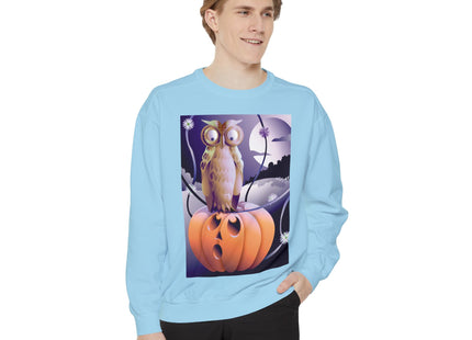 The Startled Pumpkin Unisex Garment-Dyed Sweatshirt