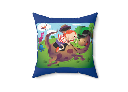 Rip-Roaring Fun Spun Polyester Square Pillow