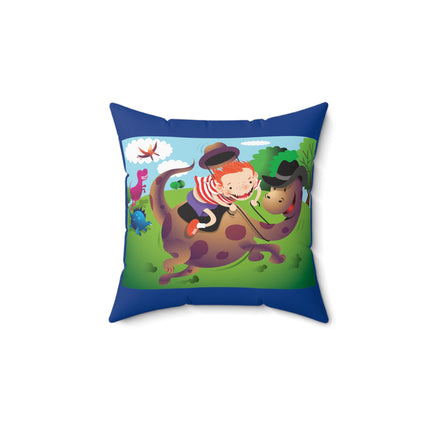 Rip-Roaring Fun Spun Polyester Square Pillow