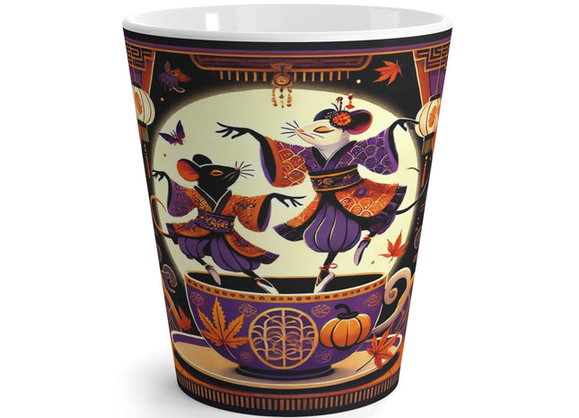 Theatrical Halloween Kabuki Latte Mug