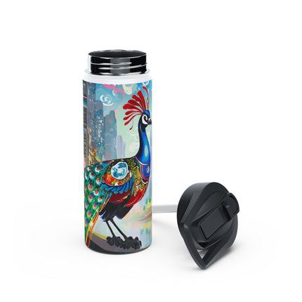 Techno Plumes Stainless Steel Water Bottle
