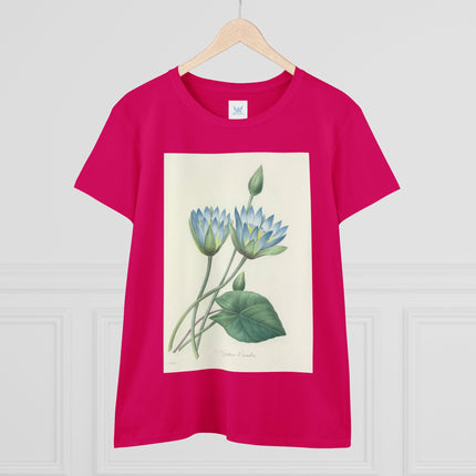 Choix des plus belles fleurs, Plate 055 by Pierre Joseph Redouté  Women's Midweight Cotton Tee