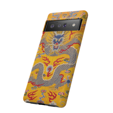 Majestic Dragon Regalia – Imperial 12-Symbol Robe Phone Cases