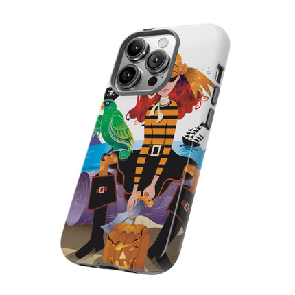 Moonlit Pirate Halloween Phone Cases
