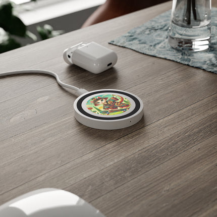 Dragon Dance on Wheels Quake Wireless Charging Pad