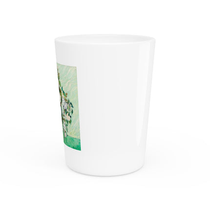 Roses by Vincent Van Gogh Ceramic Shot Glass