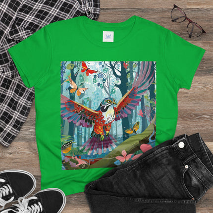 A Colorful Raptor Cotton Tee