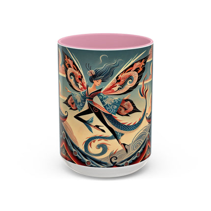 Dragon Fairy of the Temple Colorful Mugs (11oz, 15oz)