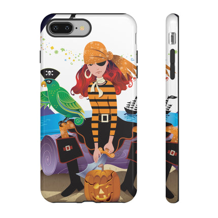 Moonlit Pirate Halloween Phone Cases