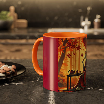 Theatrical Harvest Rabbit Colorful Mugs (11oz, 15oz)