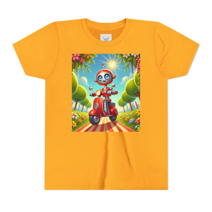 The Traveling Robot Youth Short Sleeve Tee