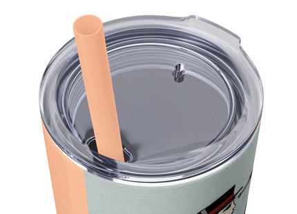 Costume de Yacht by George Barbier Skinny Tumbler with Straw, 20oz