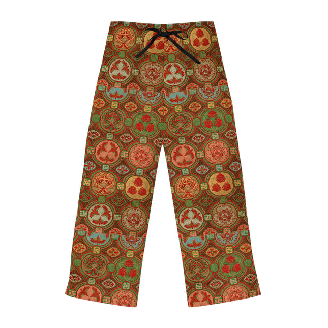 Japanese Fan Pattern by G.A. Audsley Women's Pajama Pants (AOP)