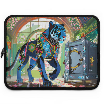 Cyber Panther's Hunt Laptop Sleeve