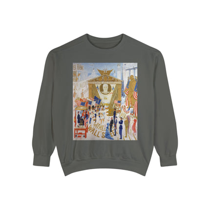 The Cathedrals of Wall Street Unisex Garment-Dyed Sweatshirt