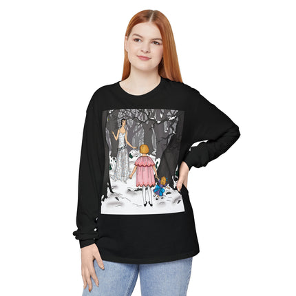 Fairy Tale Elegance Unisex Garment-dyed Long Sleeve T-Shirt