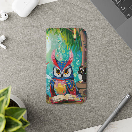 🦉✨ Owl's Magical Workshop Flip Case – Enchanted Wisdom & Arcane Wonder