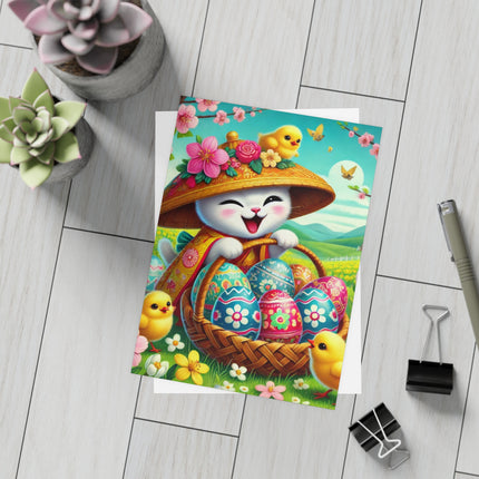 Geisha Kitten’s Easter Delight Postcard Bundles (envelopes included)