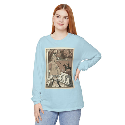 Amazone by Fernand Siméon Unisex Garment-dyed Long Sleeve T-Shirt