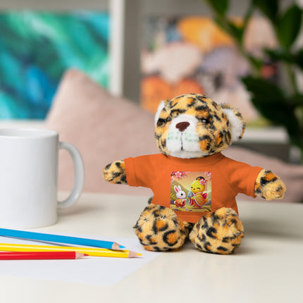 Whimsical Springtime Exchange Stuffed Animals with Tee