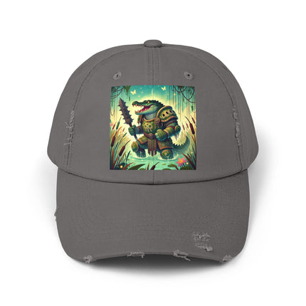 Swamp Tyrant Unisex Distressed Cap