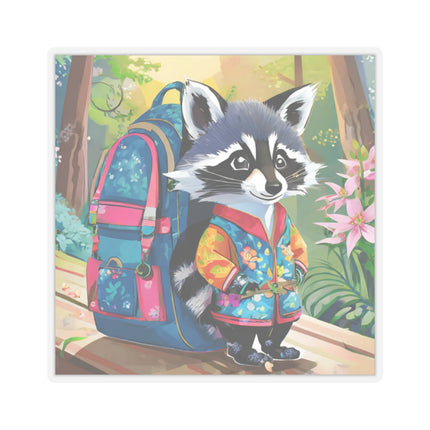 Baby Racoon Kiss-Cut Stickers (4 Sizes)