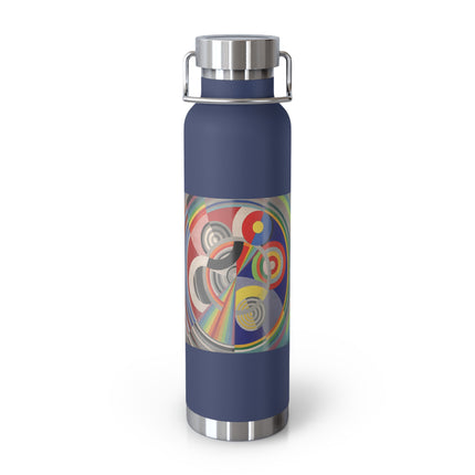 Rythme No. 1 by Robert Delaunay Copper Vacuum Insulated Bottle, 22oz