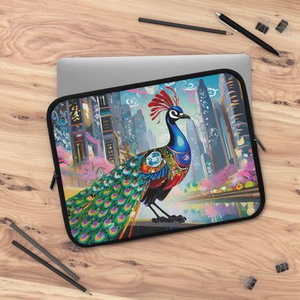 Techno Plumes Laptop Sleeve