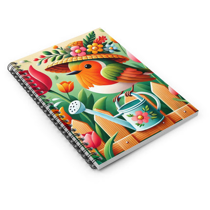 The Little Garden Tender Spiral Notebook – Ruled Line