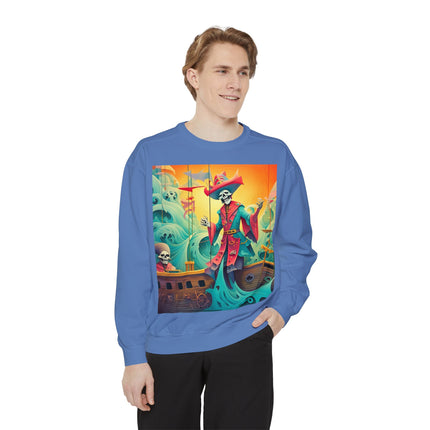 Skeleton Crew of the Misty Seas Unisex Garment-Dyed Sweatshirt