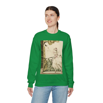 Sur talons rouges (On Red Heels) pl 02 by Gerda Wegener Heavy Blend™ Crewneck Sweatshirt