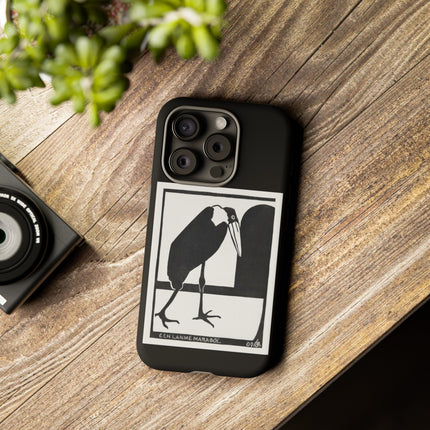 A Lame Marabou by Samuel Jessurun de Mesquita Phone Cases