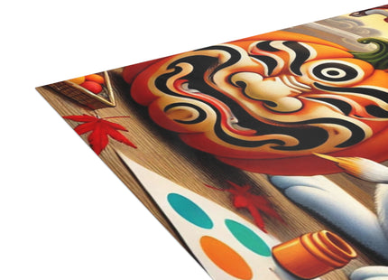 Halloween Rabbit’s Kabuki Jack-o’-Lanterns Postcards (envelopes included) - Bundles of 10, 30, 50 Pieces