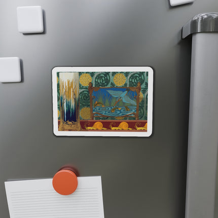 Shrimps, Kingfisher and Fish by Maurice Pillard Verneuil Die-Cut Magnets (5 Sizes)