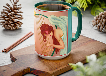 Heavenly Angel Duet Colorful Mugs (11oz, 15oz)