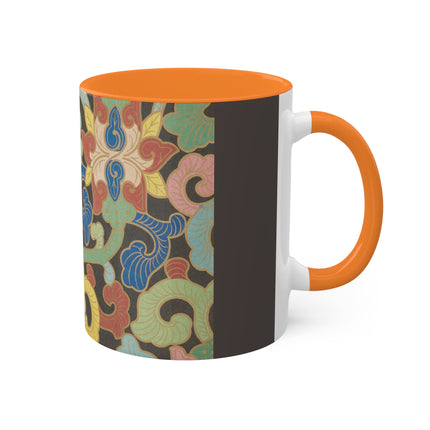 Examples of Chinese Ornament, Pl.12 by Owen Jones Colorful Mugs, 11oz