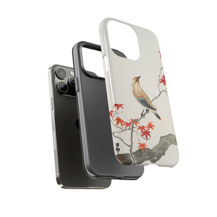 Japanese Bird on Maple by Ohara Koson Phone Cases