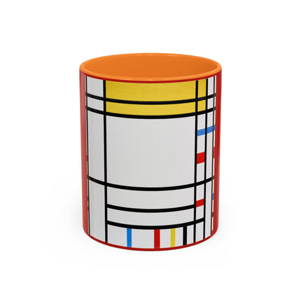 Place de la Concorde by Piet Mondrian Colorful Mugs (11oz, 15oz)