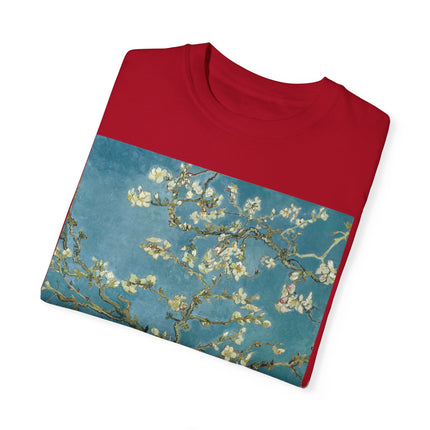 Almond Blossom by Vincent van Gogh Unisex Garment-Dyed T-shirt
