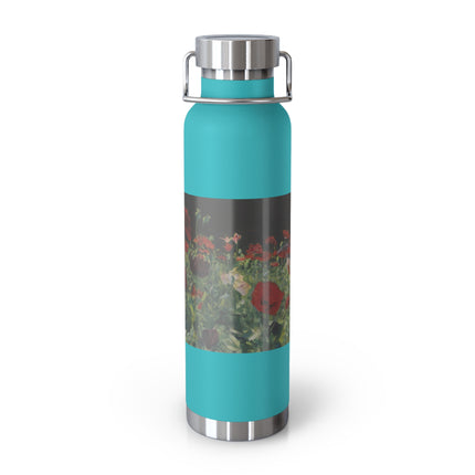 Poppies (A Study of Poppies for Carnation, Lily, Lily, Rose) by John Singer Sargent Copper Vacuum Insulated Bottle, 22oz
