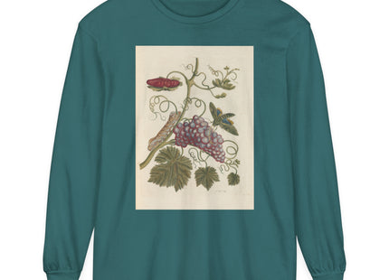Botanical Pl.49 by Maria Sibylla Garment-dyed Long Sleeve T-Shirt